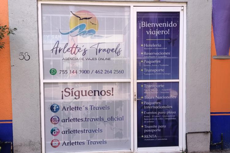 Arlette's Travels Ixtapa: Agencia de Viajes: Hotelería, Reservaciones, Paquetes, Transporte, Tours Nacionales, Eventos para Playa, Trámite para Pasaporte